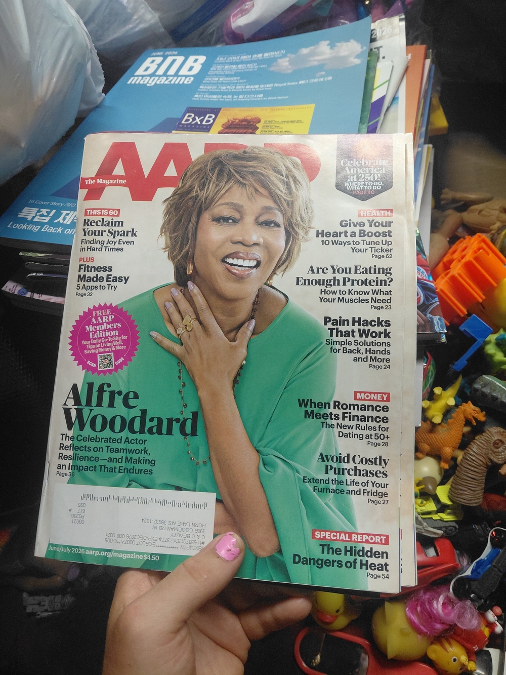 Alfre Woodard on the cover of the June/July 2020 issue of AARP The Magazine,